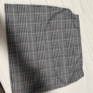 Plaid mini skirt